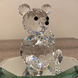Swarovski Crystal Bear Large. Vintage 1980s From Woodland Friends collection 🐻